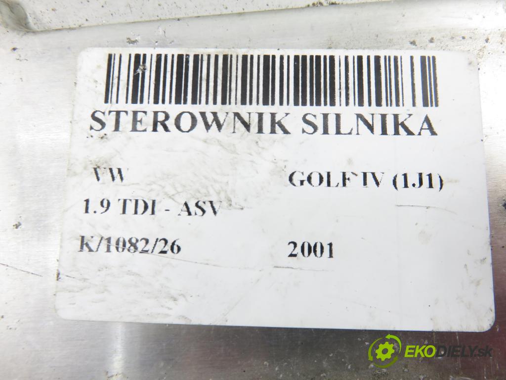 VW GOLF IV (1J1) HB 2001 81,00 1.9 TDI 110 - ASV 1896,00 Riadiaca jednotka Motor 038906012AP ; 0281010126
