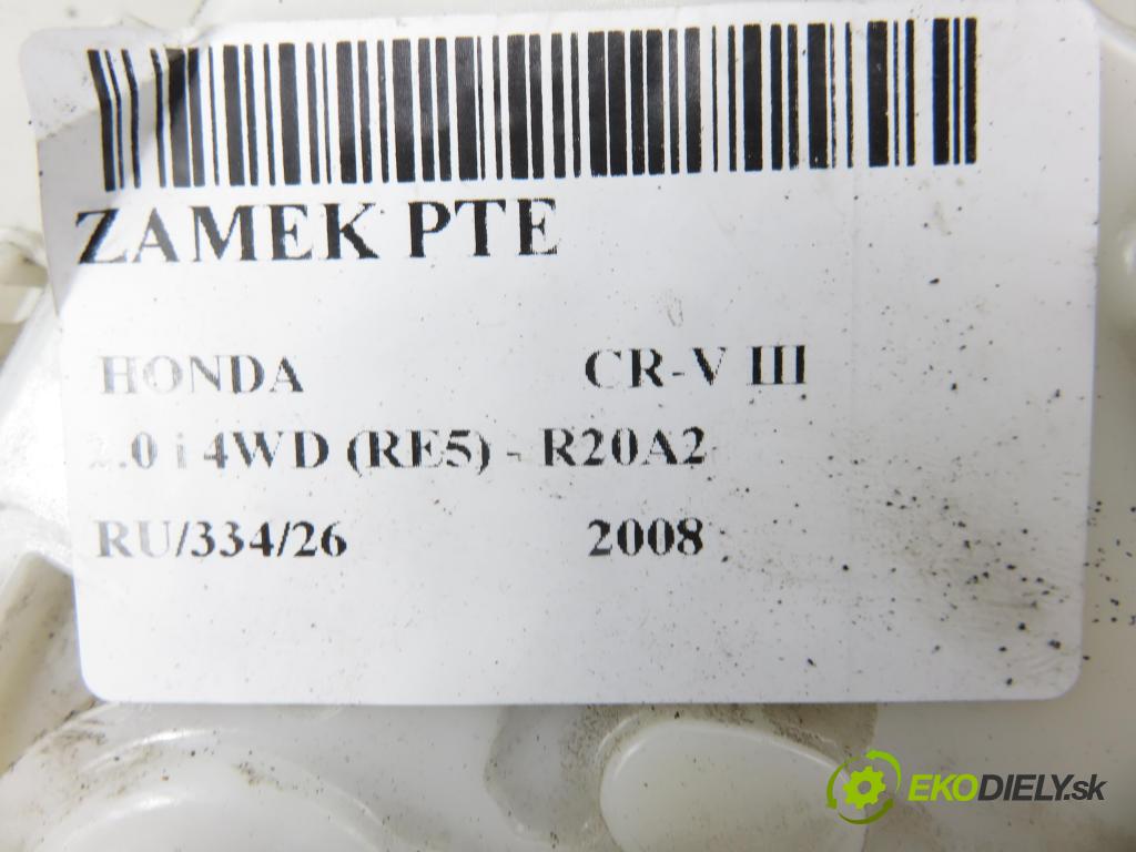 HONDA CR-V III (RE_) SUV 2008 110,00 2.0 i 4WD (RE5) - R20A2 1997,00 zámok PTE
