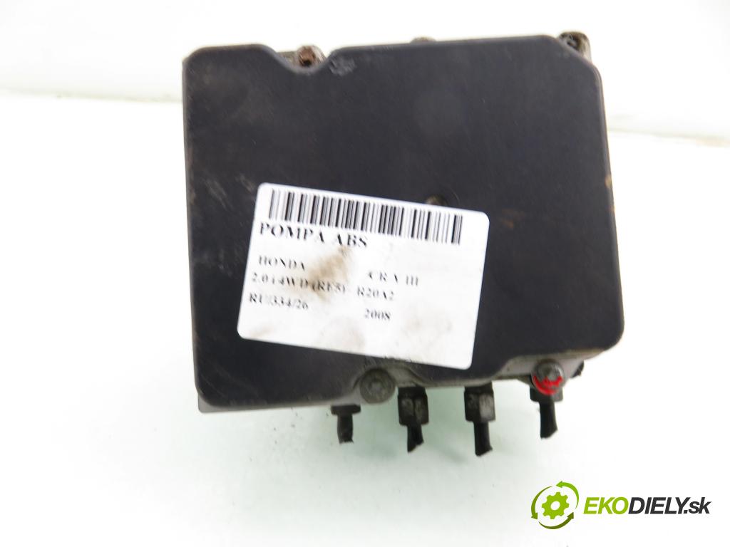 HONDA CR-V III (RE_) SUV 2008 110,00 2.0 i 4WD (RE5) - R20A2 1997,00 Pumpa ABS 0265235304 ; 57110SWWE014M1 (Pumpa ABS)