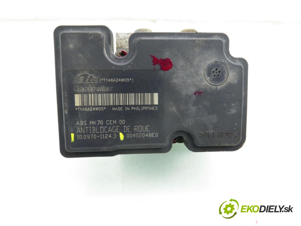 CITROEN C2 (JM_) HB 2004 44,00 1.1 - HFX (TU1JP) 1124,00 Pumpa ABS 10097011243 ; 9658260080 ; 10020700644 (Pumpa ABS)