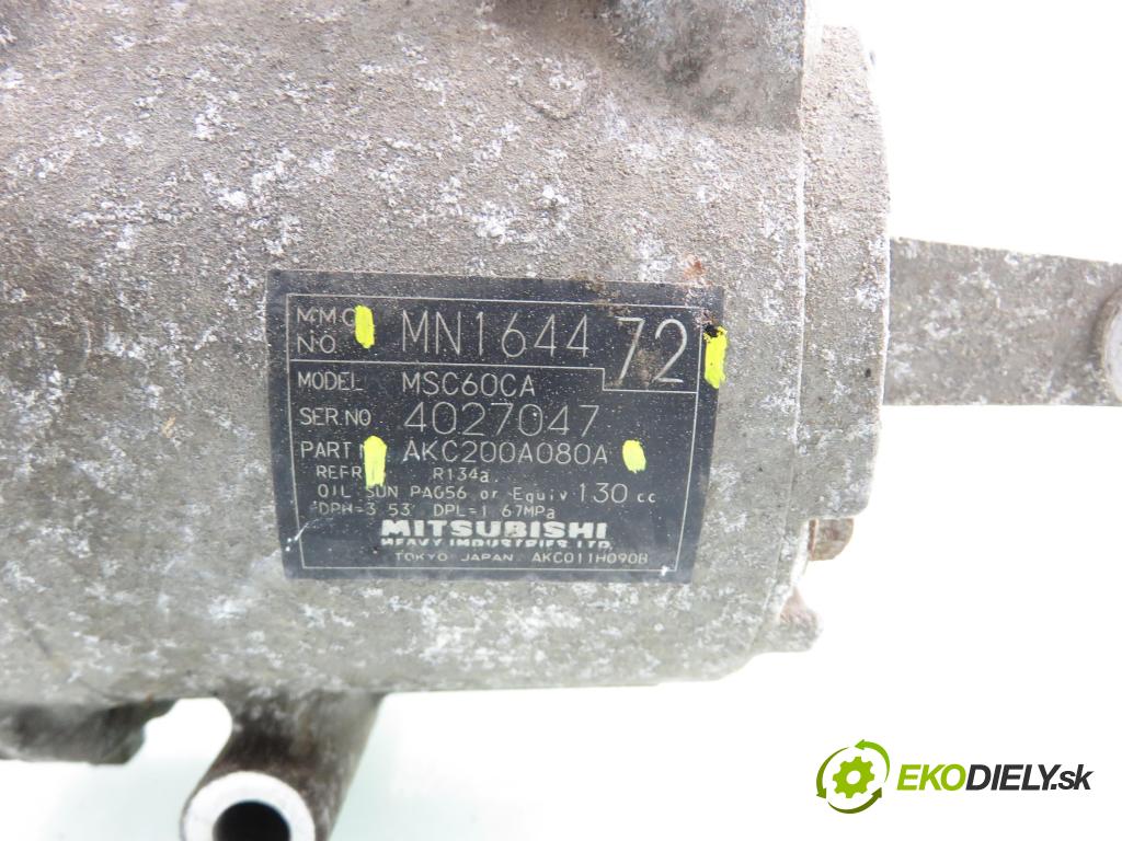 MITSUBISHI COLT VI (Z3_A, Z2_A) HB 2009 70,00 1.3 - 4A90 1332,00 KOMPRESOR: klimatizácie AKC200A080A ; MN164472 (Kompresor klimatizácie)