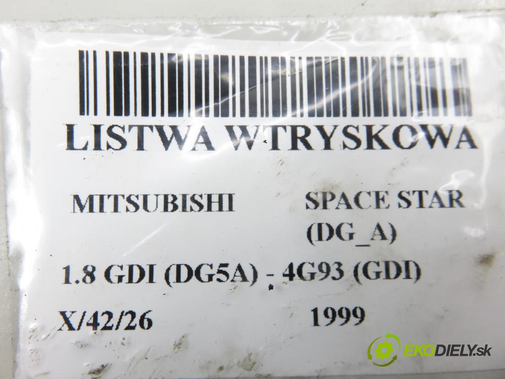 MITSUBISHI SPACE STAR nadwozie wielkoprzestrzenne (MPV) (DG_A) MINIVAN 1999 87,00 1.8 GDI- 4G93 1834,00 lišta vstřikovací  (Vstřikovací lišta)