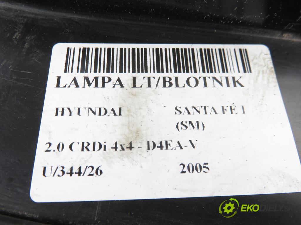 HYUNDAI SANTA FÉ I (SM) SUV 2005 92,00 2.0 CRDi 4x4 - D4EA-V 1991,00 Svetlo ľavé zadné