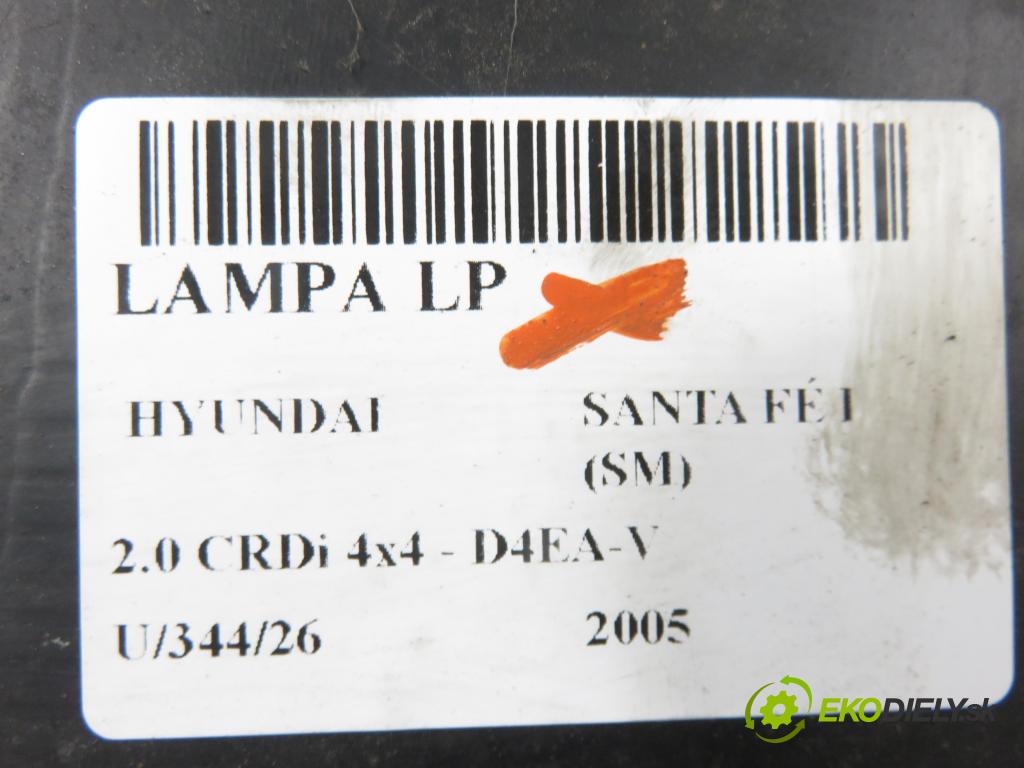 HYUNDAI SANTA FÉ I (SM) SUV 2005 92,00 2.0 CRDi 4x4 - D4EA-V 1991,00 Svetlo LP
