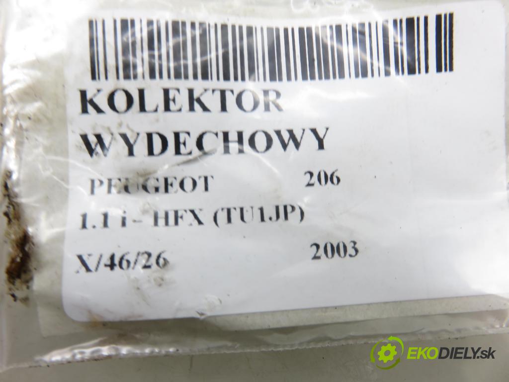 PEUGEOT 206 liftback (2A/C) HB 2003 440,00 1.1 i - HFX (TU1JP) 1124,00 potrubí VYČERPAT: 9636962310 (Výfukové potrubí)