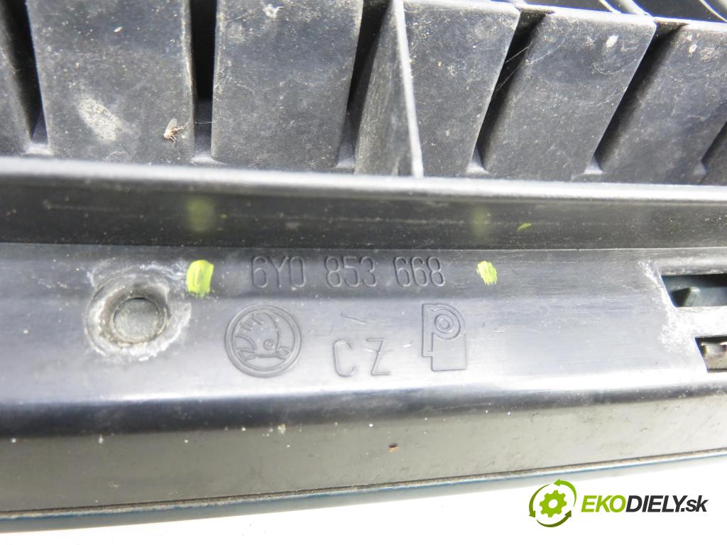 SKODA FABIA I (6Y2) HB 2000 44,00 1.4 - AZF 1397,00 Mriežka / maska 6Y0853668 ; 00201117013