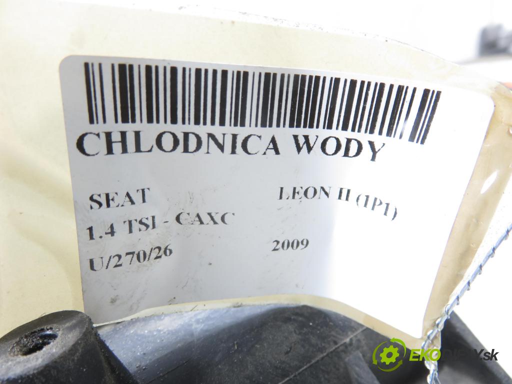 SEAT LEON (1P1) HB 2009 92,00 1.4 TSI - CAXC 1390,00 chladič vody 1K0121253BB