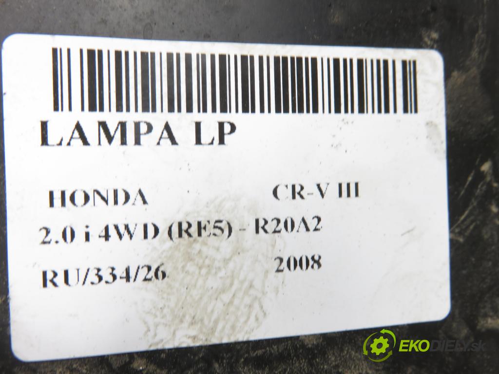 HONDA CR-V III (RE_) SUV 2008 110,00 2.0 i 4WD (RE5) - R20A2 1997,00 Svetlo LP 33150SWWG0