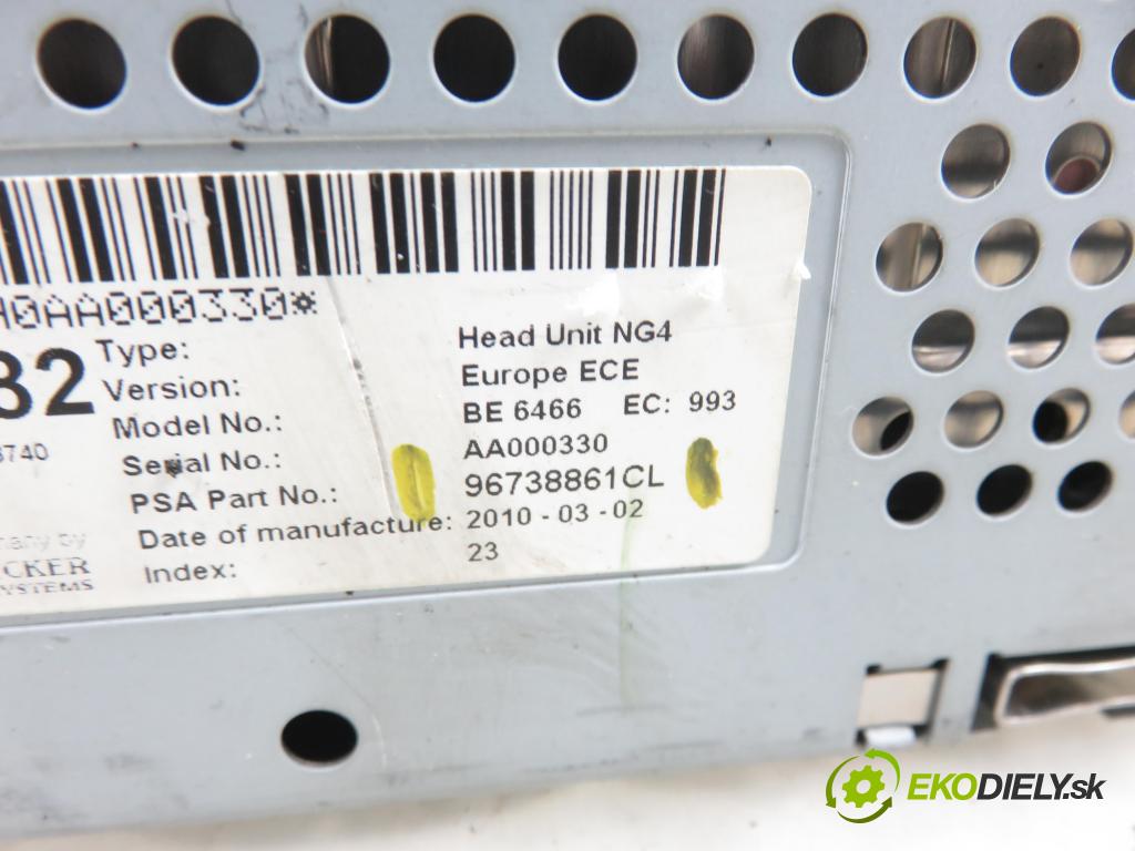 CITROEN C5 III Break (RW_) KOMBI 2010 177,00 3.0 HDi 240 - DT20C 2993,00 RADIO CD 96738861CL