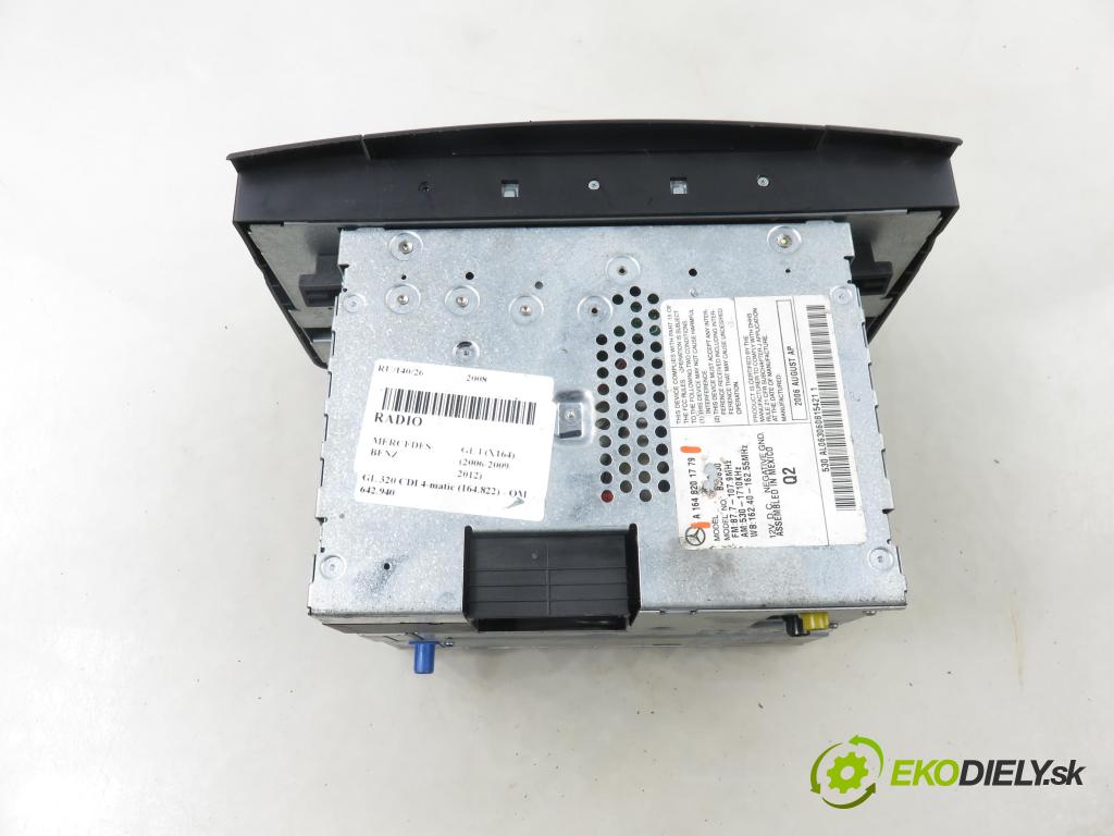 MERCEDES-BENZ KLASA GL (X164) SUV 2008 165,00 GL 320 CDI 4-matic (164.822) - OM 642.940 2987,00 RADIO CD A1648201779