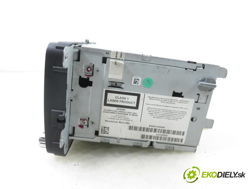 VW TIGUAN (5N_) SUV 2008 103,00 2.0 TDI 4motion - CBAB 1968,00 RADIO CD 1T0035680B