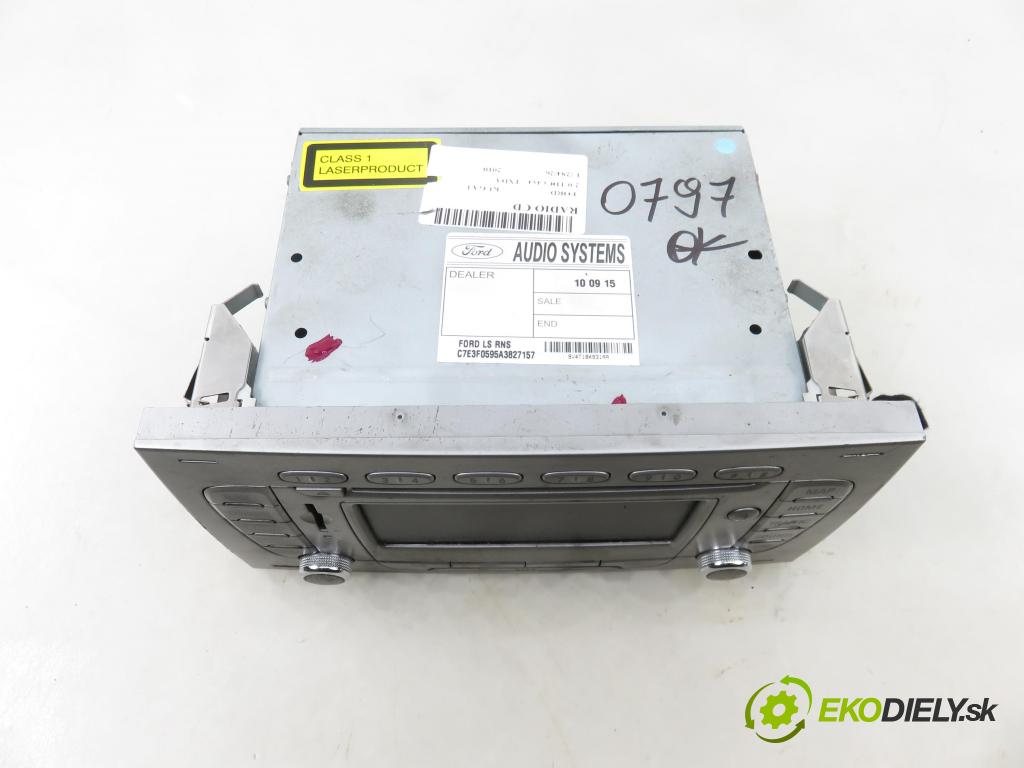 FORD KUGA I SUV 2010 120,00 2.0 TDCi 4x4 - TXDA 1997,00 RADIO CD 9V4T18K931AA
