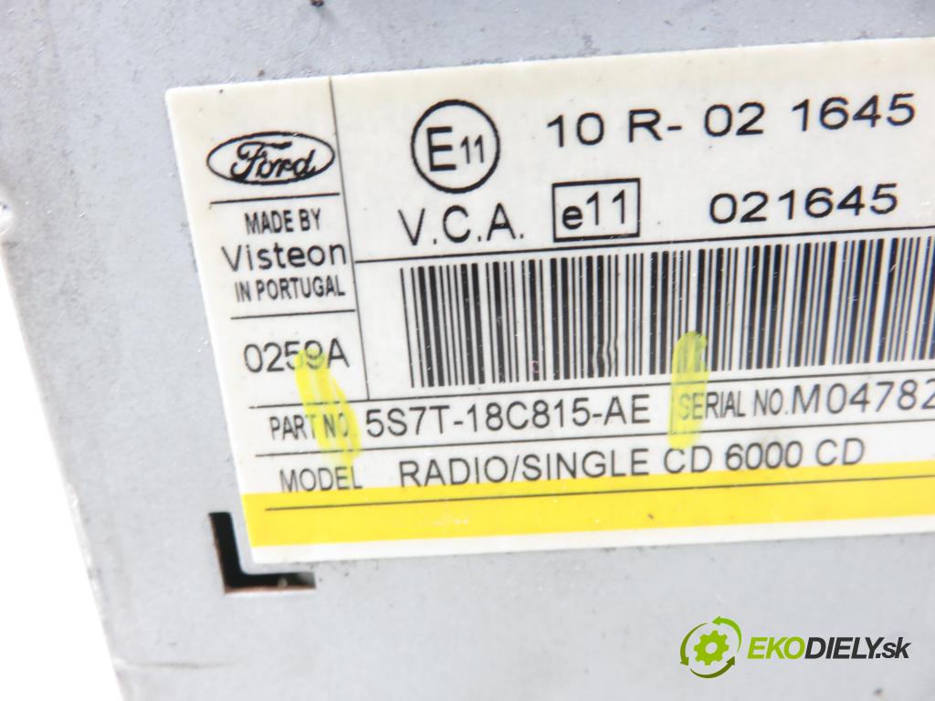 FORD MONDEO III Turnier (BWY) KOMBI 2005 96,00 2.0 TDCi - FMBA 1998,00 RADIO CD 5S7T18C815AE