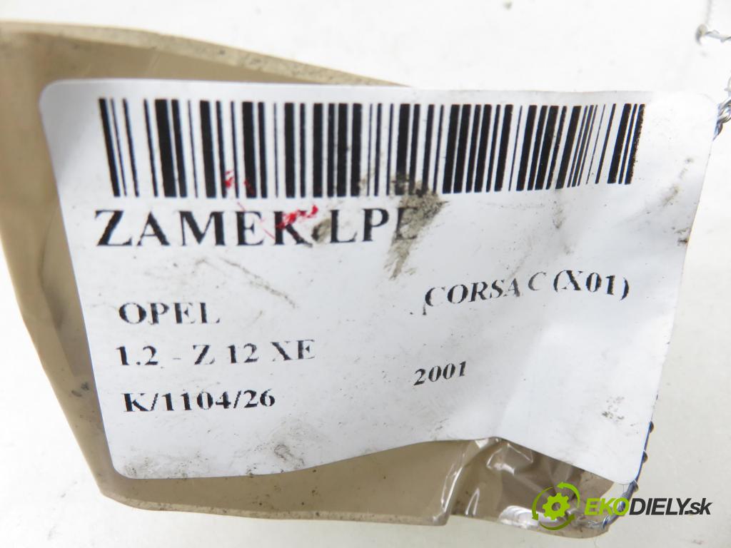 OPEL CORSA C (X01) HB 2001 55,00 1.2 16V 75 - Z 12 XE 1199,00 zámok 24434884EQ
