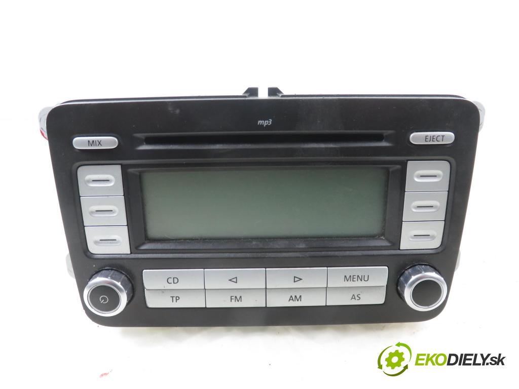 VW TOURAN (1T1, 1T2) MINIVAN 2008 125,00 2.0 TDI - BMN 1968,00 RADIO CD 1K0035186AD