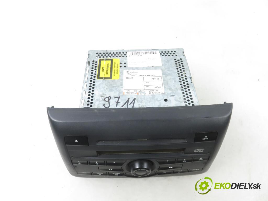 FIAT STILO Multi Wagon (192_) KOMBI 2003 85,00 1.9 JTD - 192 A1.000 1910,00 RADIO CD 735296997
