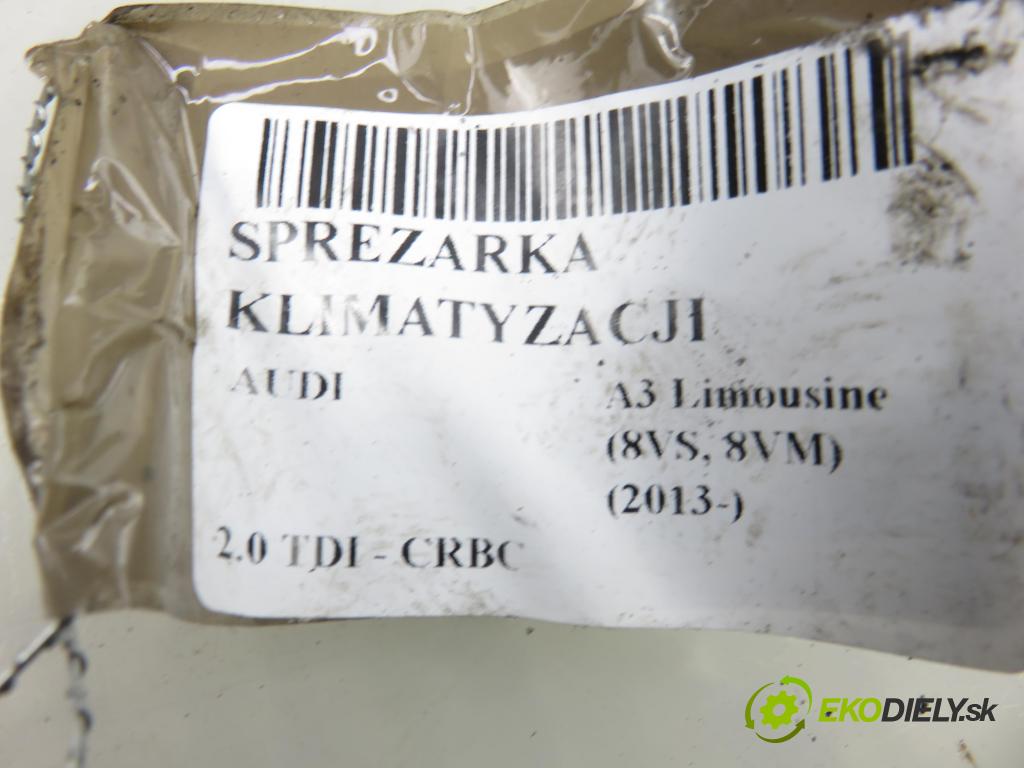 AUDI A3 Limousine (8VS, 8VM) SEDAN 2013 110,00 2.0 TDI - CRBC 1968,00 KOMPRESOR: klimatizácie 5Q0820803C (Kompresor klimatizácie)