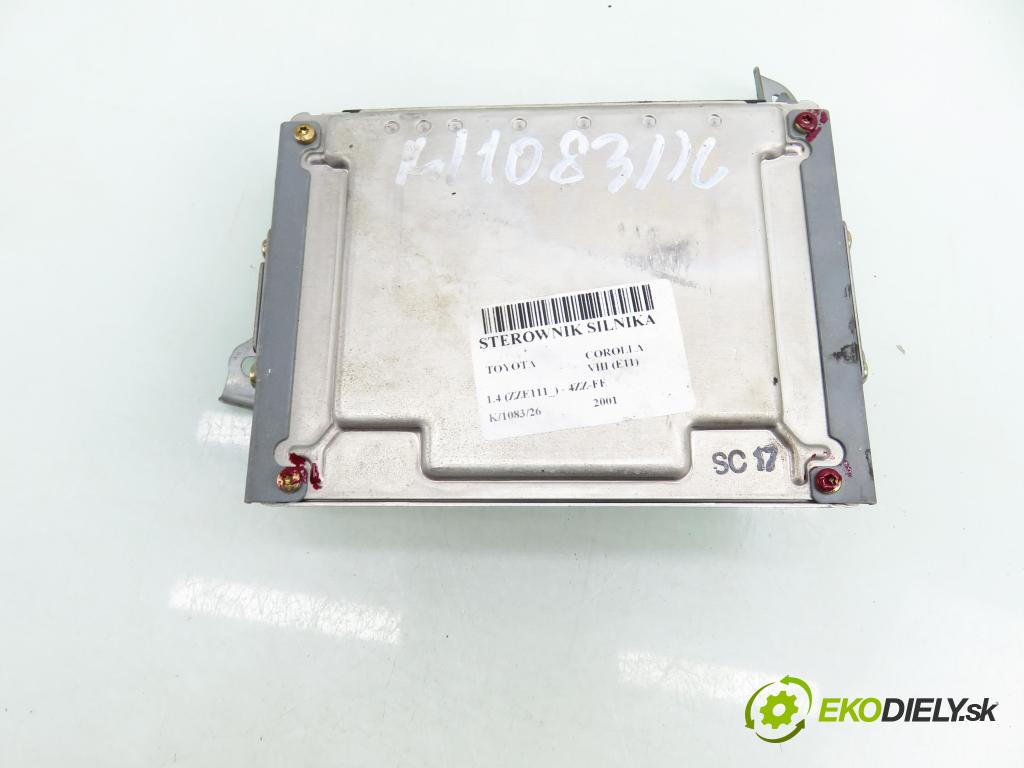 TOYOTA COROLLA Liftback (_E11_) HB 2001 71,00 1.4 (ZZE111_) - 4ZZ-FE 1398,00 Riadiaca jednotka Motor 8966102664 ; 0261206229