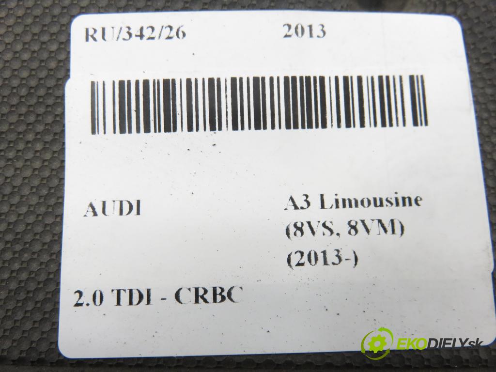 AUDI A3 Limousine (8VS, 8VM) SEDAN 2013 110,00 2.0 TDI - CRBC 1968,00 Kryt Motor 04L103954Q ; 04L103925L (Kryt motora)