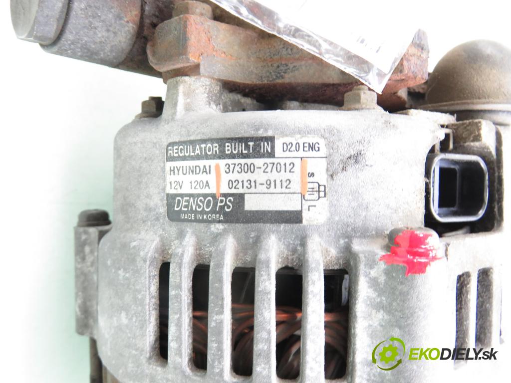 HYUNDAI SANTA FÉ I (SM) SUV 2005 92,00 2.0 CRDi 4x4 - D4EA-V 1991,00 Alternátor 3730027012 ; 021319112 (Alternátor)