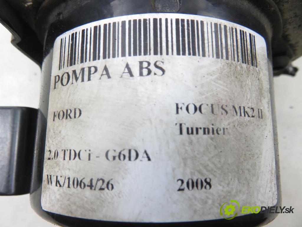 FORD FOCUS II Turnier (DA_, FFS, DS) KOMBI 2008 100,00 2.0 TDCi 136 - G6DA 1997,00 Pumpa ABS 10096001273 ; 8M512C405AA ; 10020603224 (Pumpa ABS)