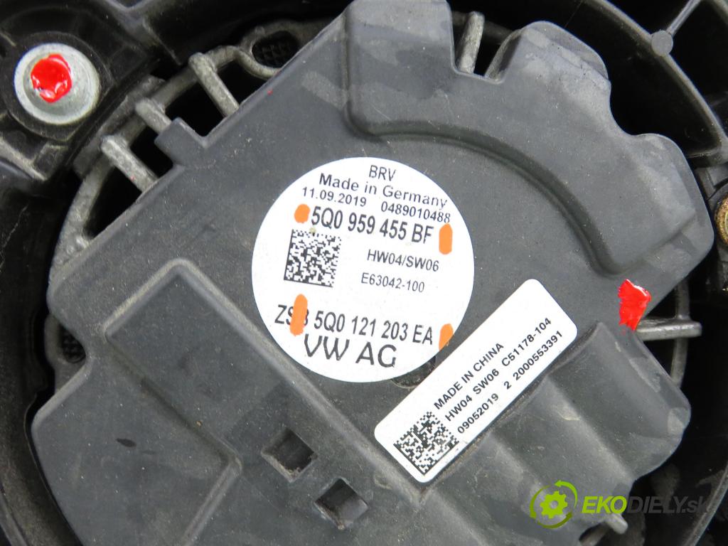 AUDI A3 Limousine (8VS, 8VM) SEDAN 2013 110,00 2.0 TDI - CRBC 1968,00 Ventilátor chladič klíma/voda 5Q0959455BF ; 5Q0121203EA ; 5Q0121205BD