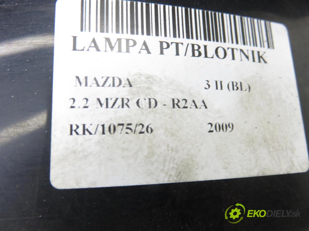 MAZDA 3 (BL) HB 2009 136,00 2.2 MZR CD - R2AA 2184,00 světlo pravé zadní BBN751150