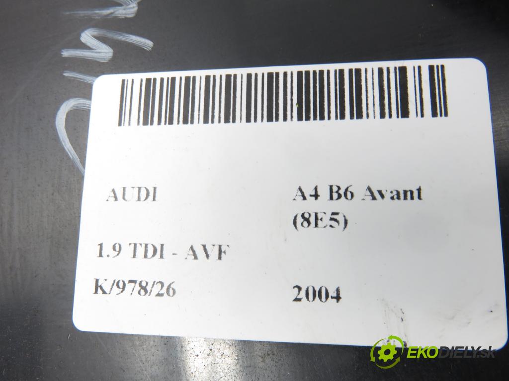 AUDI A4 Avant (8E5, B6) KOMBI 2004 96,00 1.9 TDI - AVF 1896,00 Priehradka, kastlík 8E1857035C