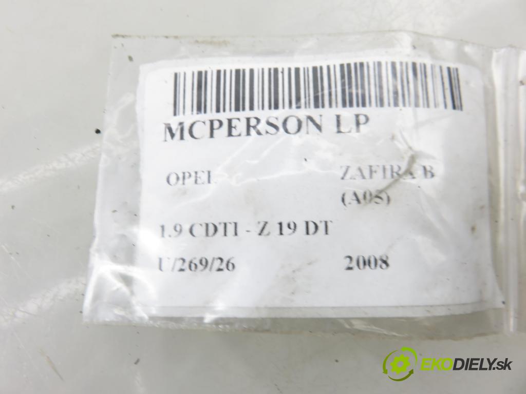 OPEL ZAFIRA B (A05) MINIVAN 2008 88,00 1.9 CDTI 8V 120 - Z 19 DT 1910,00 MCPERSON LP 339702