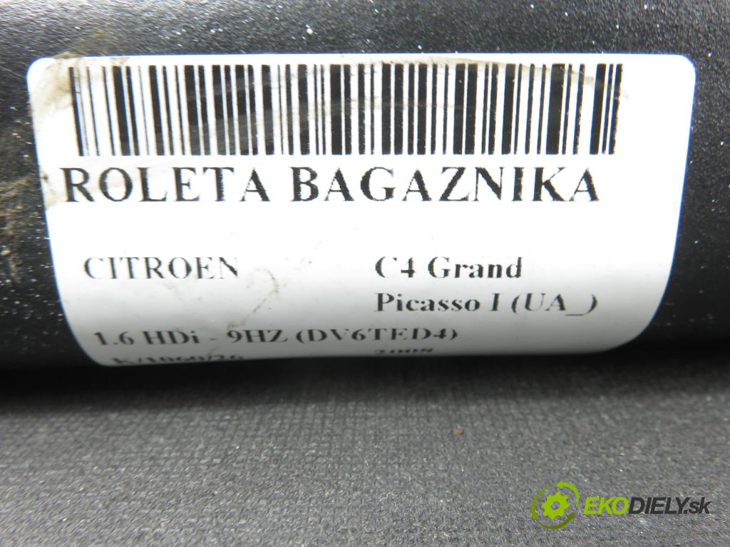 CITROEN C4 Grand Picasso I (UA_) MINIVAN 2008 80,00 1.6 HDi - 9HZ (DV6TED4) 1560,00 Roleta kufor