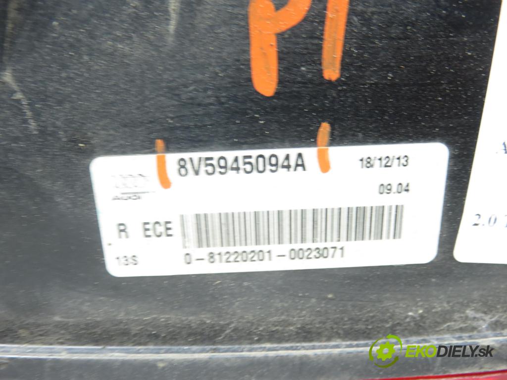 AUDI A3 Limousine (8VS, 8VM) SEDAN 2013 110,00 2.0 TDI - CRBC 1968,00 Svetlo pravé zadné kufor 8V5945094A