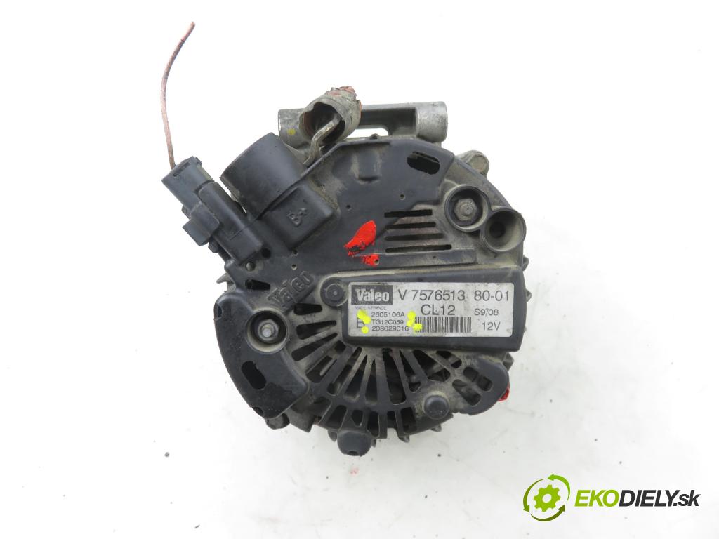 PEUGEOT 308 (4A_, 4C_) HB 2008 70,00 1.4 16V - 8FS (EP3) 1397,00 Alternátor 2605106A ; TG12C059 ; 208029016 (Alternátor)
