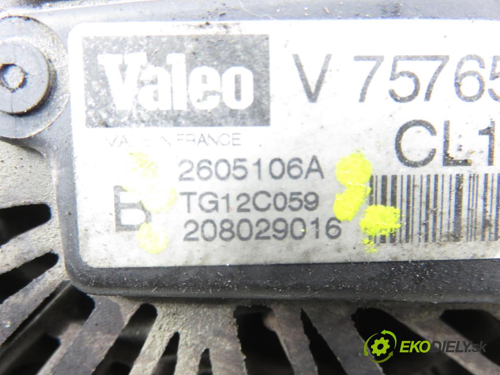 PEUGEOT 308 (4A_, 4C_) HB 2008 70,00 1.4 16V - 8FS (EP3) 1397,00 Alternátor 2605106A ; TG12C059 ; 208029016 (Alternátor)