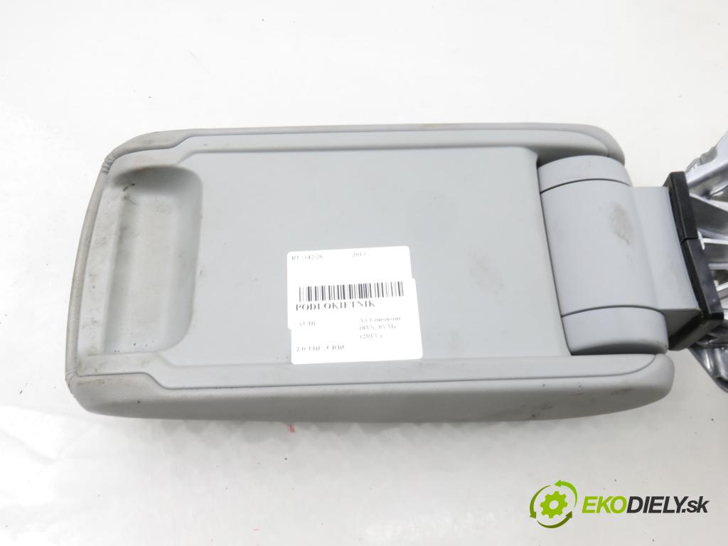 AUDI A3 Limousine (8VS, 8VM) SEDAN 2013 110,00 2.0 TDI - CRBC 1968,00 Lakťová opierka 8V0864283
