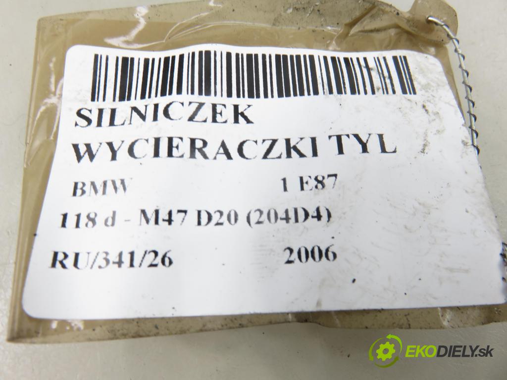 BMW 1 (E87) HB 2006 90,00 118 d - M47 D20 (204D4) 1995,00 Motorček stierače zadné 6921959 ; 404891