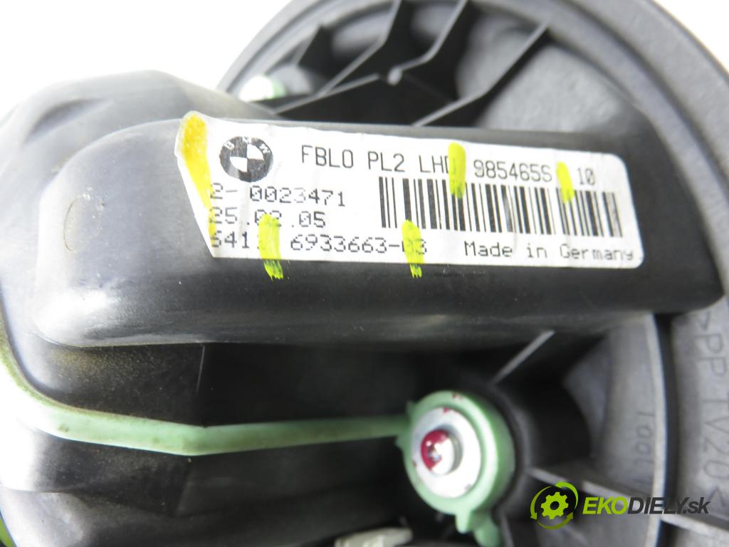 BMW 1 (E87) HB 2006 90,00 118 d - M47 D20 (204D4) 1995,00 Ventilátor vetráku 6933663 ; 985465S ; 985464F