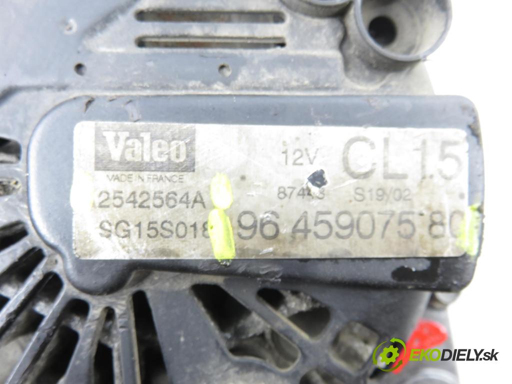 CITROEN XSARA PICASSO (N68) MINIVAN 2001 66,00 2.0 HDi - RHY (DW10TD) 1997,00 Alternátor 9645907580 ; 2542564A (Alternátor)
