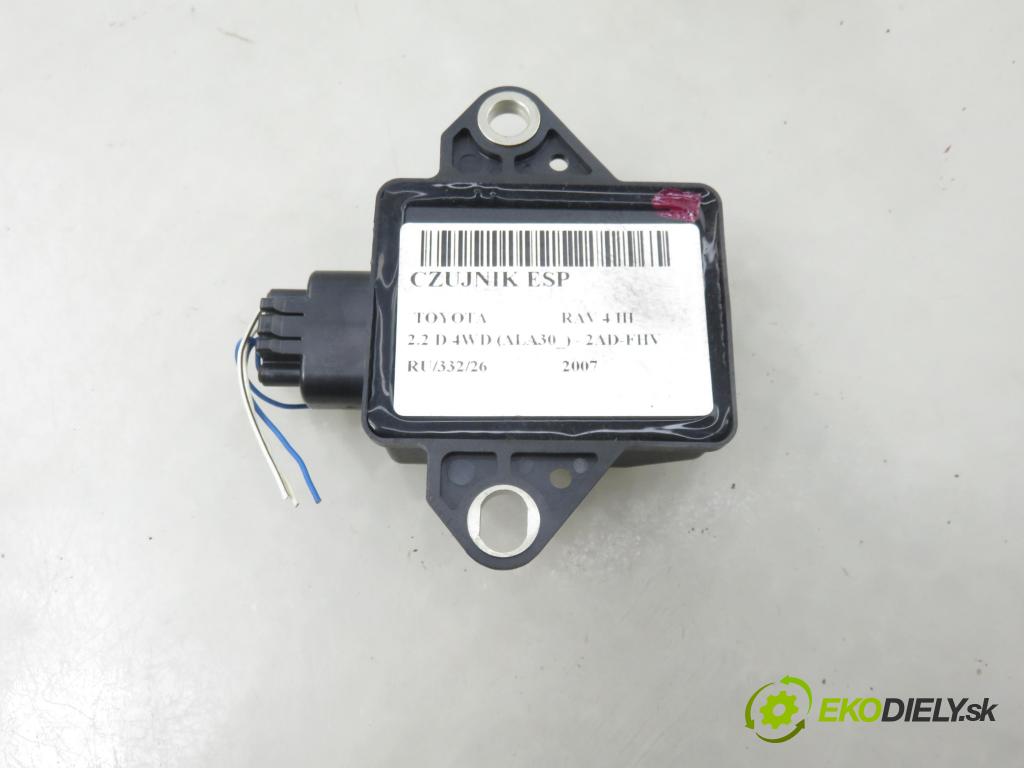 TOYOTA RAV 4 III (_A3_) SUV 2007 130,00 2.2 D 4WD (ALA30_) - 2AD-FHV 2231,00 snímač ESP 8918342010 ; 17450042010