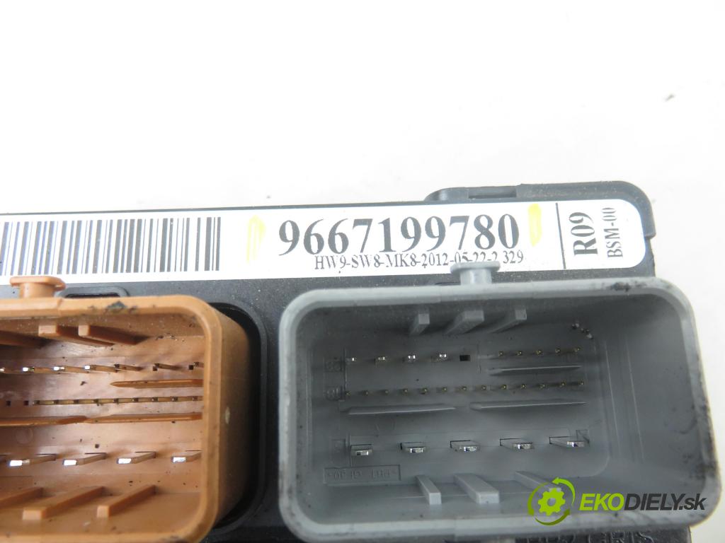 CITROEN C3 II (SC_) HB 2012 54,00 1.4 - KFT (TU3A) 1360,00 MODUL BSM 9667199780