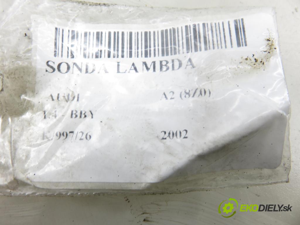 AUDI A2 (8Z0) HB 2002 55,00 1.4 - BBY 1390,00 sonda lambda 036906265J (Lambda sonda)
