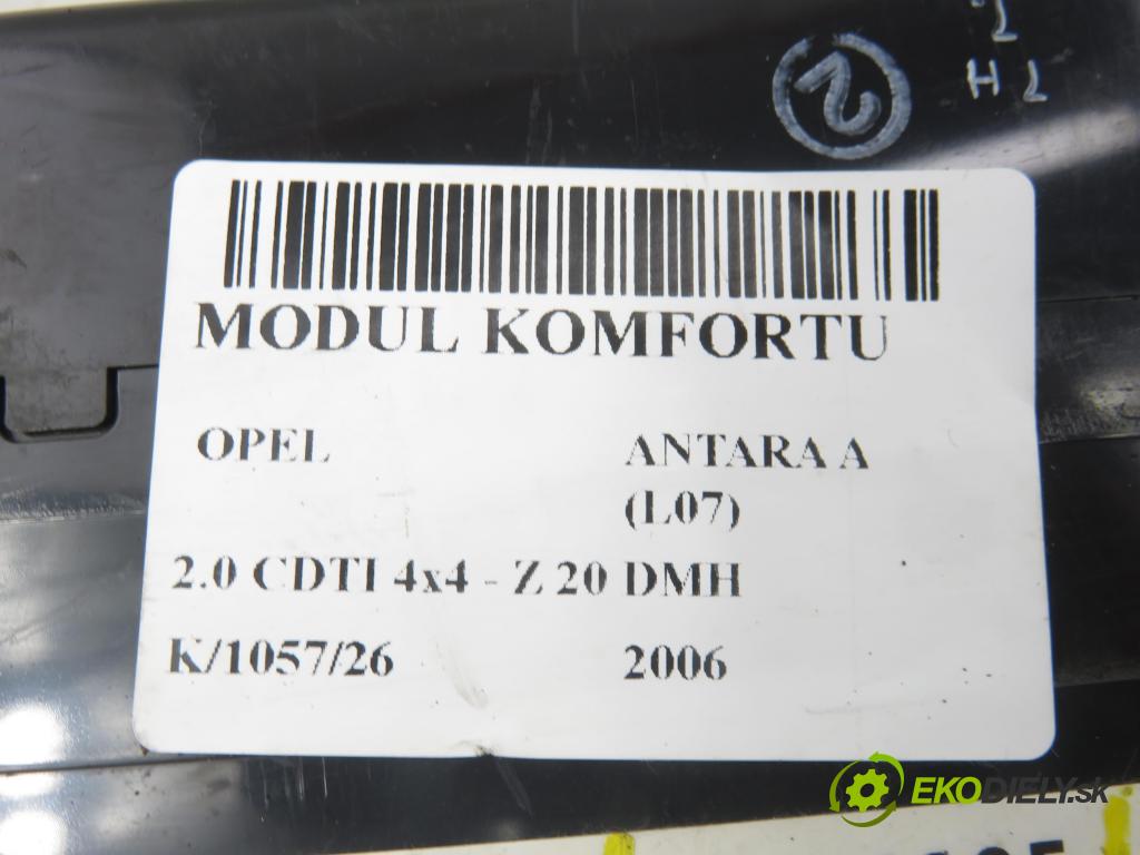 OPEL ANTARA A (L07) SUV 2006 110,00 2.0 CDTI 4x4 - Z 20 DMH 1991,00 MODUL komfortu 15926005 ; 2324000112 ; TN2324000112