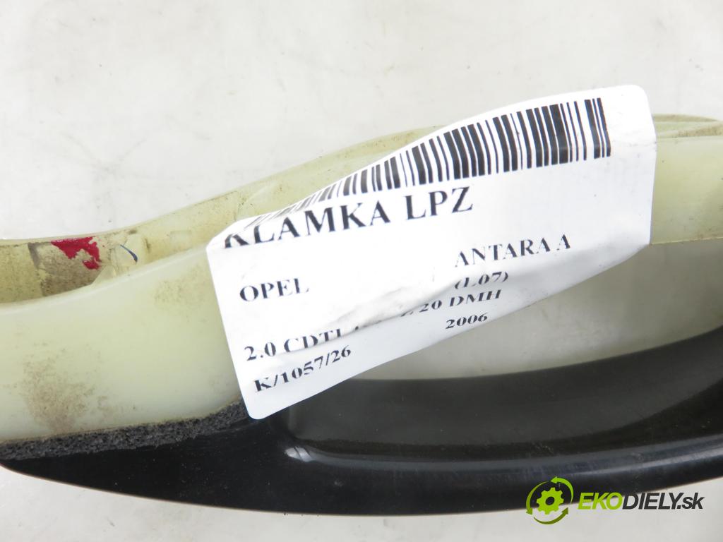 OPEL ANTARA A (L07) SUV 2006 110,00 2.0 CDTI 4x4 - Z 20 DMH 1991,00 Kľučka LPZ