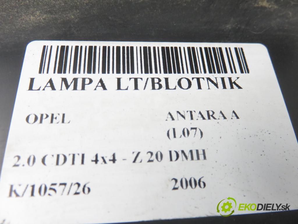 OPEL ANTARA A (L07) SUV 2006 110,00 2.0 CDTI 4x4 - Z 20 DMH 1991,00 Svetlo ľavé zadné