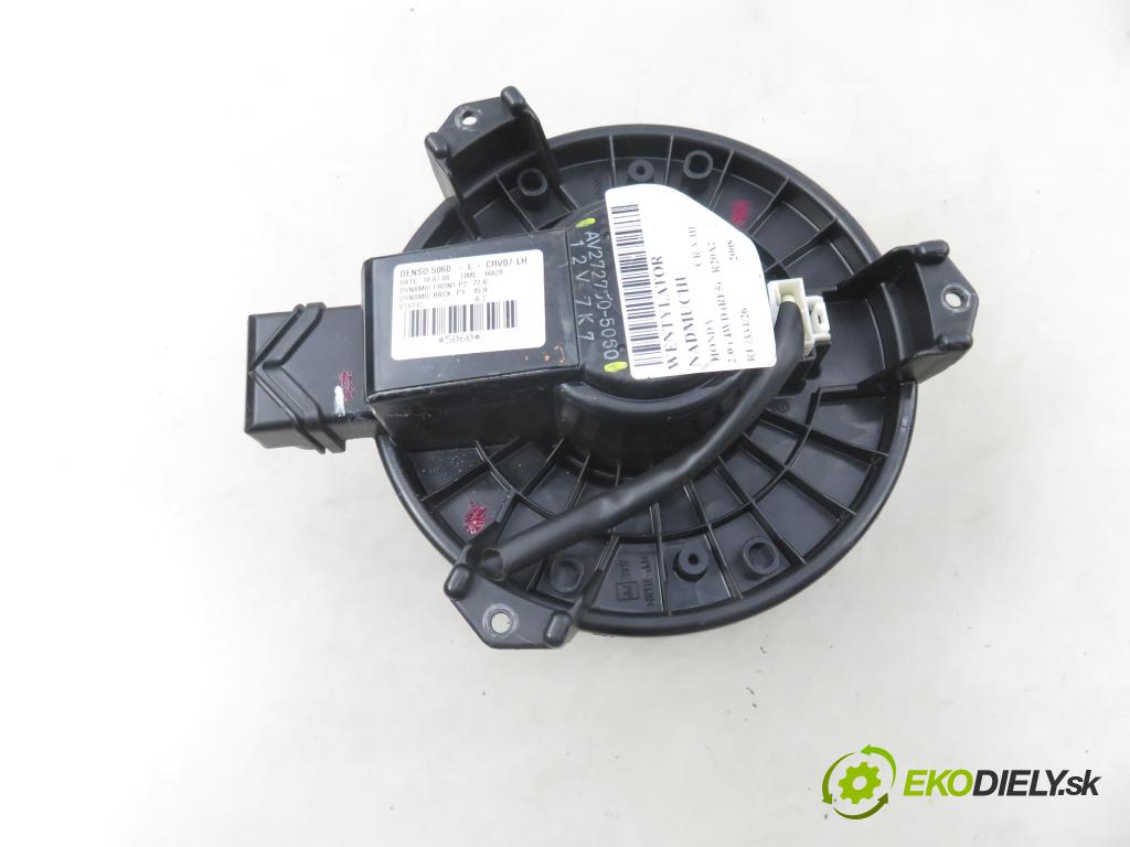 HONDA CR-V III (RE_) SUV 2008 110,00 2.0 i 4WD (RE5) - R20A2 1997,00 Ventilátor vetráku AV2727005060