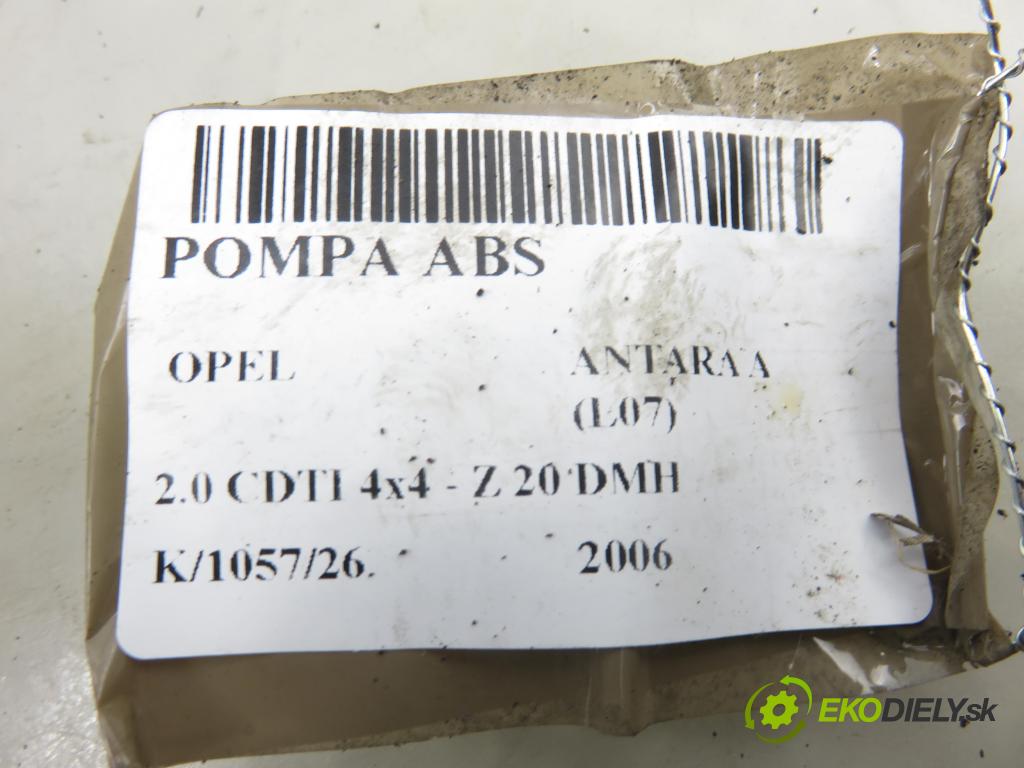 OPEL ANTARA A (L07) SUV 2006 110,00 2.0 CDTI 4x4 - Z 20 DMH 1991,00 Pumpa ABS 25092645483 ; 25061332283 (Pumpa ABS)