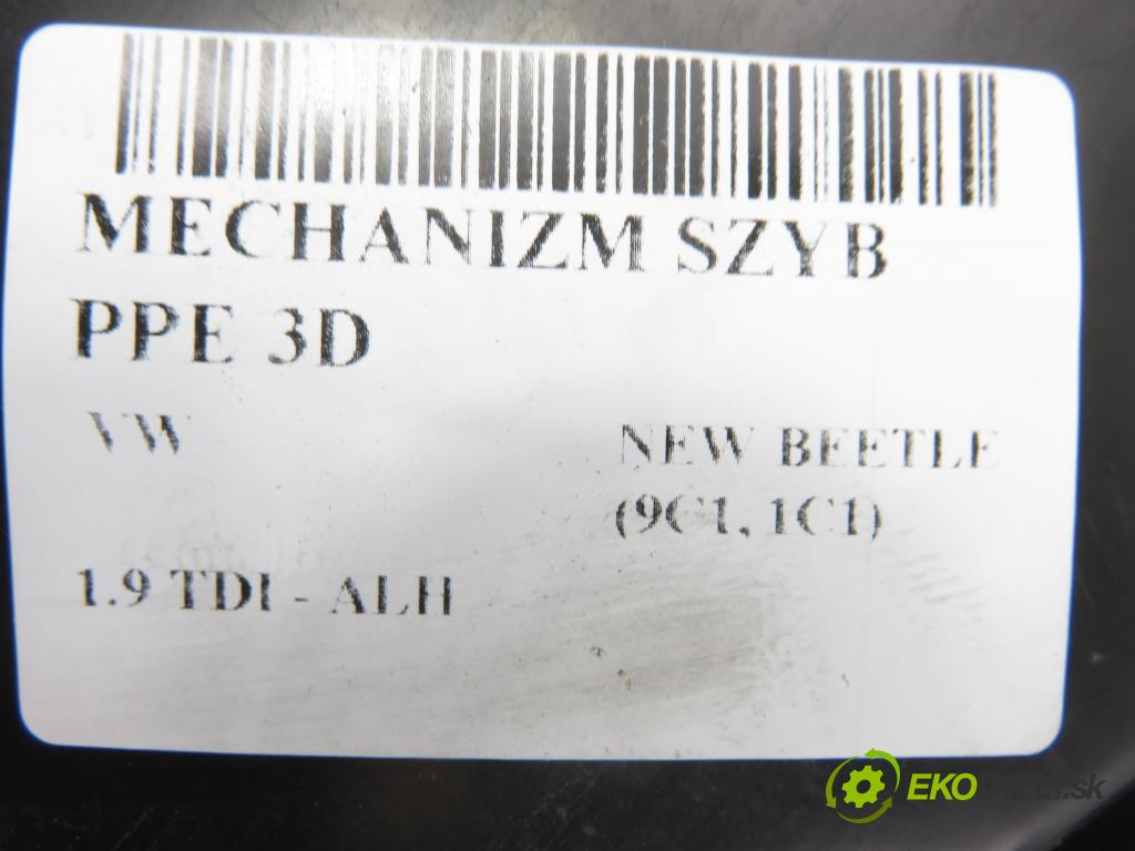 VW NEW BEETLE (9C1, 1C1) HB 1999 66,00 1.9 TDI - ALH 1896,00 Mechanizmus okien 3D 1C0837756LL ; 1C0837752