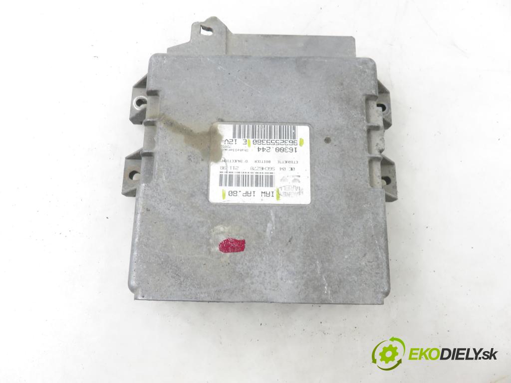 PEUGEOT 206 liftback (2A/C) HB 1998 44,00 1.1 i - HFZ (TU1JP) 1124,00 Riadiaca jednotka Motor 9632559380 ; IAW1AP80