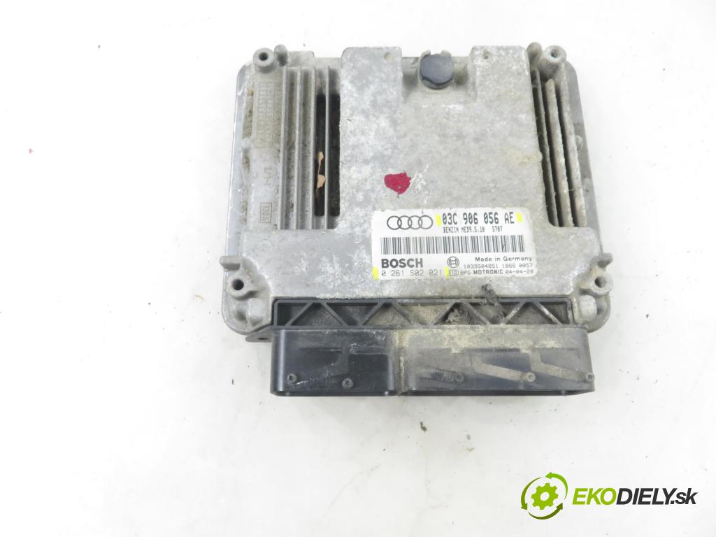AUDI A3 (8P1) HB 2007 85,00 1.6 FSI - BAG 1598,00 Riadiaca jednotka Motor 03C906056AE ; 0261S02021