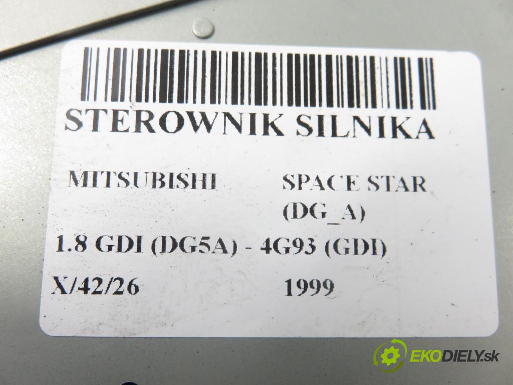 MITSUBISHI SPACE STAR nadwozie wielkoprzestrzenne (MPV) (DG_A) MINIVAN 1999 87,00 1.8 GDI (DG5A) - 4G93 (GDI) 1834,00 Riadiaca jednotka Motor MD362115 ; E2T72671