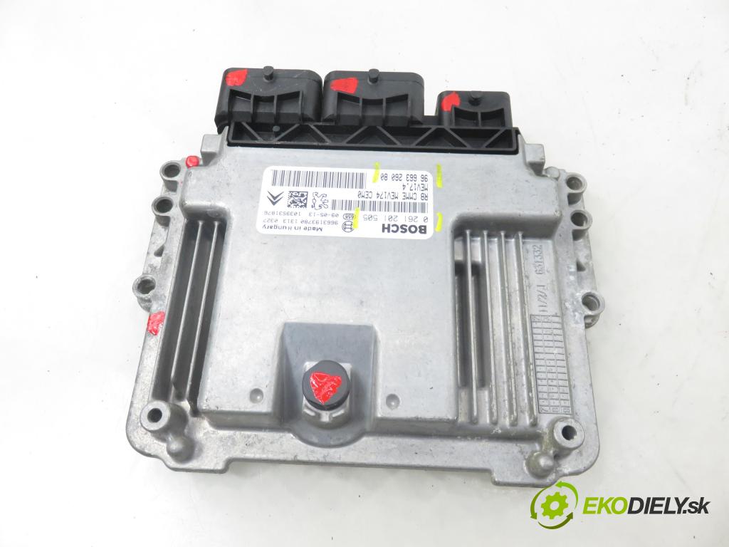 CITROEN C3 Picasso MINIVAN 2009 88,00 1.6 VTi 120 - 5FW (EP6) 1598,00 Riadiaca jednotka Motor 0261201505 ; 9666326080